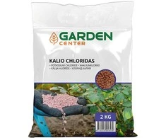 Kālija hlorīda mēslošanas līdzeklis augiem Garden Center, granulēts, 2kg
