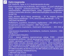 Kalio magnio trąšos augalams Garden Center, granuliuotos, 2kg