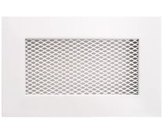 Kamīna režģis Hearth x 17 cm x 11 cm, tērauds, balta krās.