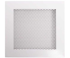 Židinio grotelės Hearth x 17 cm x 17 cm, plienas, balta sp.