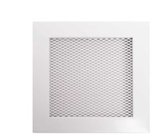 Grotelės židiniui HEARTH, baltos, 170 x 170 mm