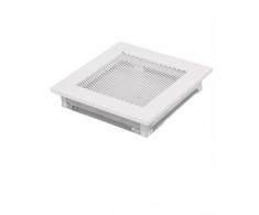 Židinio grotelės Hearth x 17 cm x 17 cm, plienas, balta sp.