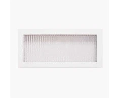 Kamīna režģis Hearth x 37 cm x 17 cm, tērauds, balta krās.
