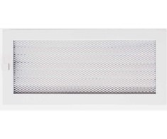 Grotelės židiniui HEARTH, baltos, 170 x 370 mm