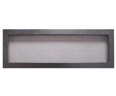 Židinio grotelės Hearth x 49 cm x 17 cm, plienas, sidabro sp./juoda sp.
