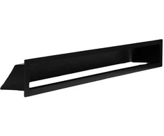 Kamīna režģis Nordflam, 38 cm x 9 cm x 6 cm, tērauds, melna krās.