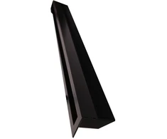 Kamīna režģis Nordflam, 78 cm x 9 cm x 6 cm, tērauds, melna krās.