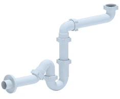 Ani_Plast Praustuvo sifonas Aniplast, be ventilio