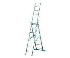 Kopėčios aliuminės VHR3x 7 pak. ilgis 3.99m ,3x1.9m, Elkop