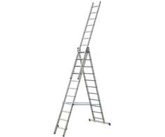 Aliuminio laiptai VHR3x 7 pakuočių ilgis 3,99 m (3x1,9 m) Elkop
