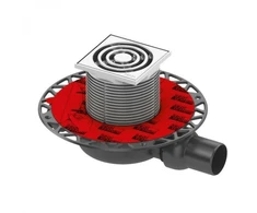 Trapas Tece, plastikas, DIA 40 mm