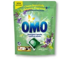 KAPSULĖS SKALBIMO OMO Baltas ORCHID 42VNT