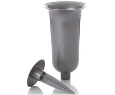FORM PLASTIC Plastikinė įsmeigiamoji kapų vaza, Ø13 cm