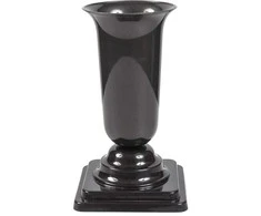Kapu vāze Form Plastic Dama 1062, 34.5 cm, melna krās.