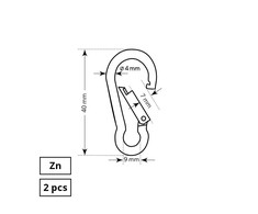 Haushalt Triton MOUNTING SHOTGUN 4X40 MM ZN 2DD