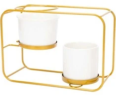 Lumarko HANGING FLOWERPOT METAL/CERAMIC TRRT018