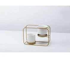 Lumarko HANGING FLOWERPOT METAL/CERAMIC TRRT018
