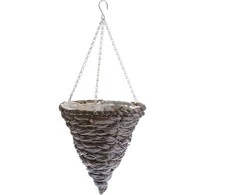 Karināmais puķu pods Garden Center NHBN412, koks/dabiskās šķiedras, brūna krās.