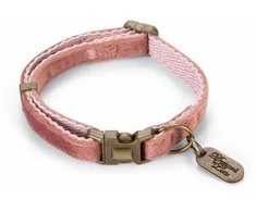 KARLIE CAT COLLAR VELURA Rožinis 20-30X1