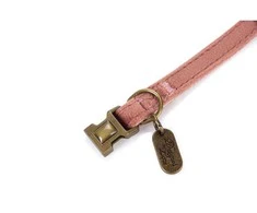 KARLIE CAT COLLAR VELURA Rožinis 20-30X1
