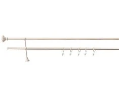 Domoletti DOUBLE CURT RAIL SET. IVORY D19 240 CM