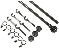 Domoletti DOUBLE CURTAIN RAIL SET 180CM D16