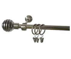 Domoletti SINGLE CURTAIN RAIL SET 240CM D16