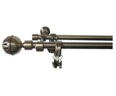 Domoletti DOUBLE CURTAIN RAIL SET F511887 180CM