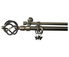 Karnīze Domoletti F512005, 180 cm, DIA 19 mm, antīkais zelts