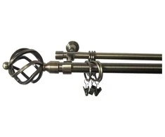 Karnīze Domoletti F512005, 240 cm, DIA 19 mm, antīkais zelts