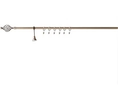 Domoletti SINGLE CURT RAIL SET. ANTIC B D19 300 CM