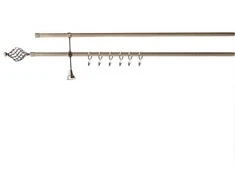 Domoletti DOUBLE CURT RAIL SET D19 180 CM