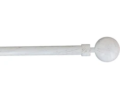 Karnizas Luance, 120 - 210 cm, DIA 19 mm, balta sp.