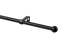 Domoletti CURTAIN ROD SET Juodas 200MM D16