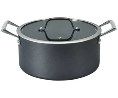 Puodas DOMOLETTI Juodas MODERN, 20 cm, 2,5 l
