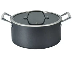 Puodas DOMOLETTI Juodas MODERN, 28 cm, 7 l