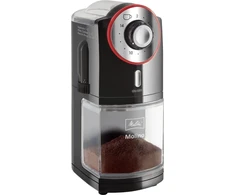 Melitta Molino elektrinė kavamalė (juoda/raudona)