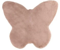 Domoletti FUR FAKE RABBIT 70X80CM Rožinis BUTTERFLY