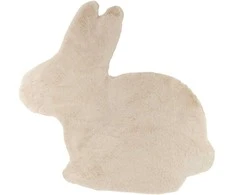 Domoletti FUR FAKE RABBIT 82X74CM Baltas RABBIT