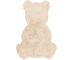 Domoletti FUR FAKE RABBIT 60X90CM TEDDY L.BROWN