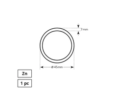 Haushalt NAC CHAIN RING 7-45 1DD