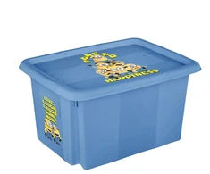 Keeeper laikymo dėžė su dangčiu. 15 l. Mėlynas. 38 x 29,5 x 29,5 cm