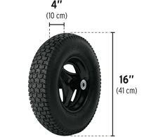 Ķerra Truper 11777, melna krās., 120 l