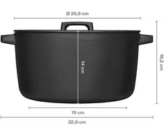 Ketaus puodas Fiskars Folken, 23 cm, 4 l