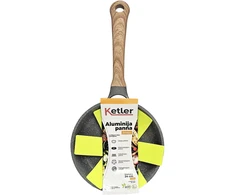 Ketler Keptuvė aliuminio Amber 24cm, su medžio imitacijos rankena
