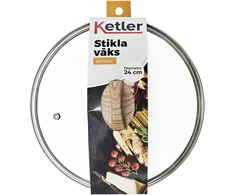 Ketler Dangtis su medžio imitacijos rankena 24cm