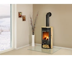 Kietojo kuro krosnelė Abx Baltik, 6.5 kW