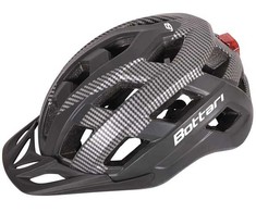 Dviratininkų šalmas Bottari 94004GB, juodas/pilkas, L/XL