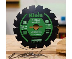 Klein 190x30x2.0mm 14 dantų – Diskinis pjūklas statybvietėms ir griovimo darbams