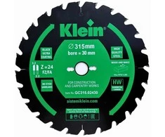 Klein GC350.02430 HW 350x30x3.2 24Z pjūklo diskas statybvietėms ir statybvietėms